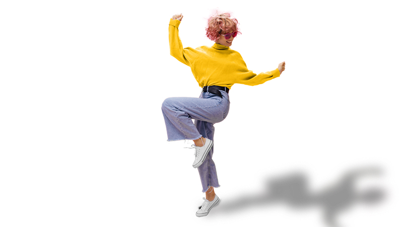 jovem dancando