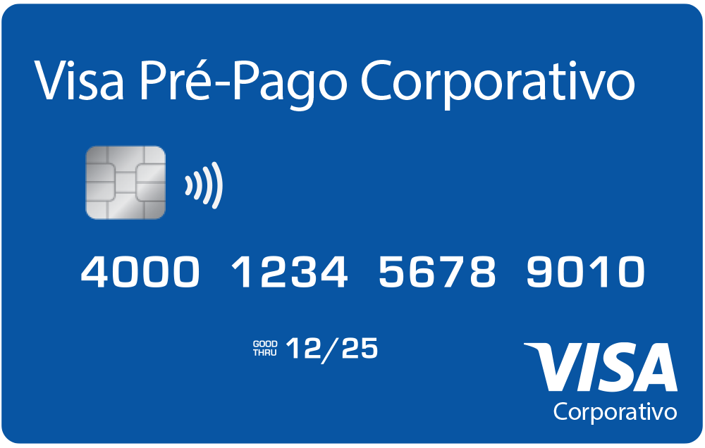 Cartão Visa Pré-pago Corporativo
