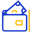 wallet with card icon