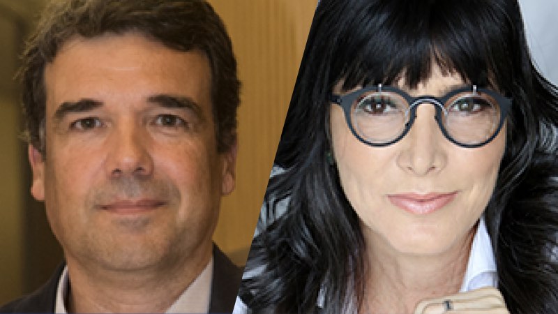 Fernando Pantaleão, vice-presidente da Visa do Brasil, e Andrea Bisker, consultora da Stylus